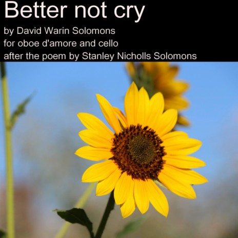 Better not cry - for oboe d'amore and cello ft. Cello Duo | Boomplay Music