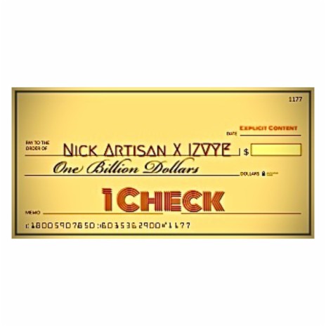 1 Check ft. Nick Artisan | Boomplay Music