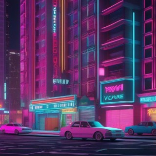 Cityscape Reverie: Neon Tranquility