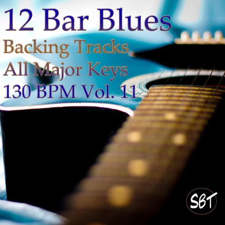 12 Bar Blues Backing Track in D Major 130 BPM, Vol. 11