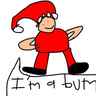 Santa Claus is a BUM