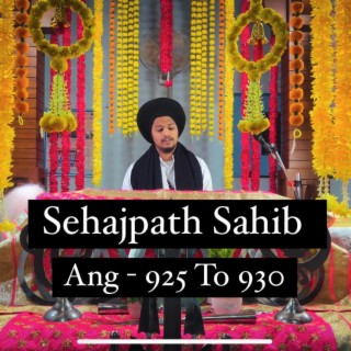 Sehajpath Sahib Ang 925 To 930