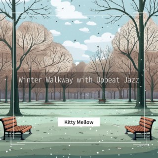 Winter Walkway with Upbeat Jazz