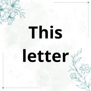 this letter