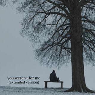 you weren't for me (extended) lyrics | Boomplay Music