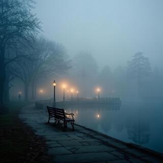 A foggy lake park (inst.)