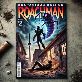 Contagious Comics: RoachMan Issue #2 The Alien Sting