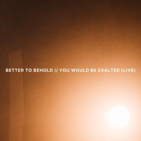 Better to Behold // You Would Be Exalted (Live) ft. Grace Stailey