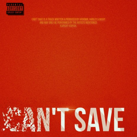Can't Save ft. Wxvy & Harley | Boomplay Music