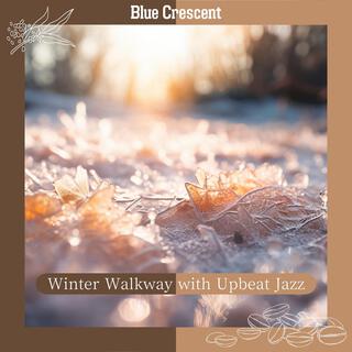 Winter Walkway with Upbeat Jazz