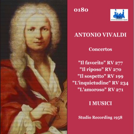 Violin Concerto in E major L'amoroso RV 271 (Studio Recording) ft. I Musici & Felix Ayo | Boomplay Music