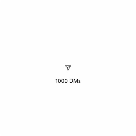 1000 DMs | Boomplay Music