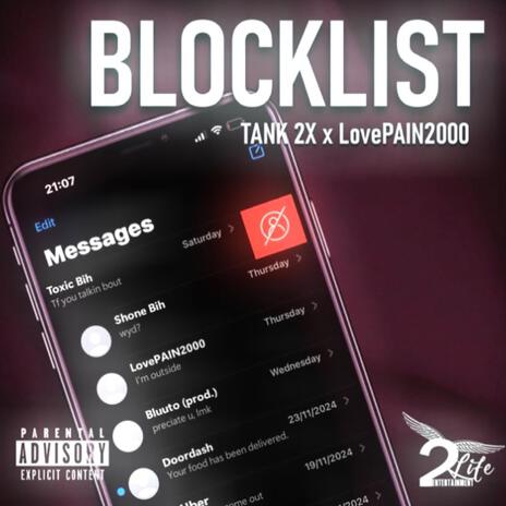 Blocklist ft. LovePAIN2000 & BLUUTO | Boomplay Music