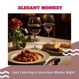 Jazz Coloring a Luxurious Winter Night