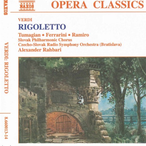 Rigoletto, Act I Scene 2: Riedo! Perche? (Rigoletto, Borsa, Ceprano, Marullo) | Boomplay Music