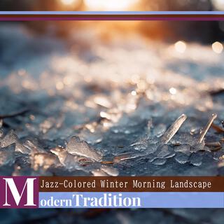 Jazz-colored Winter Morning Landscape