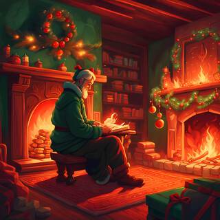 Cozy Fireplace Lofi: Holiday Chillhop Chill