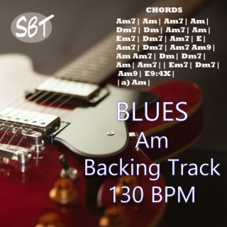 Blues in Am Backing Track 130 BPM