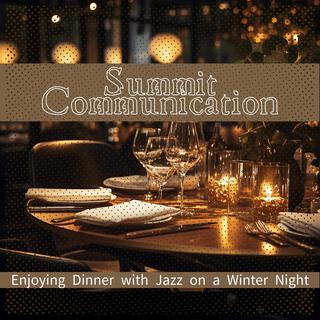 Enjoying Dinner with Jazz on a Winter Night