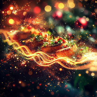 Glowing Garlands: A Toasty Christmas Tribute