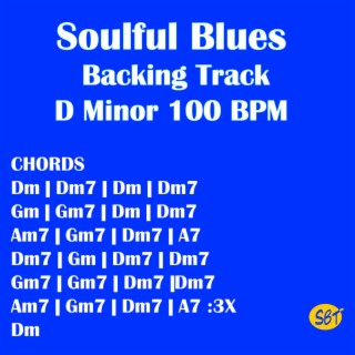 Soulful Blues Backing Track in D Minor 100 BPM