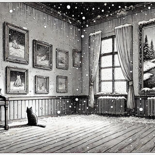 snowing in my room