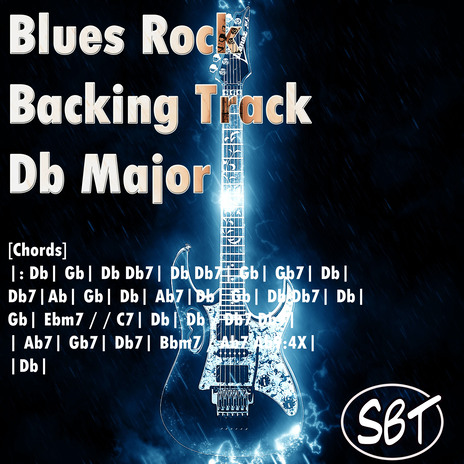 Blues Rock Backing Track Db Major | Boomplay Music