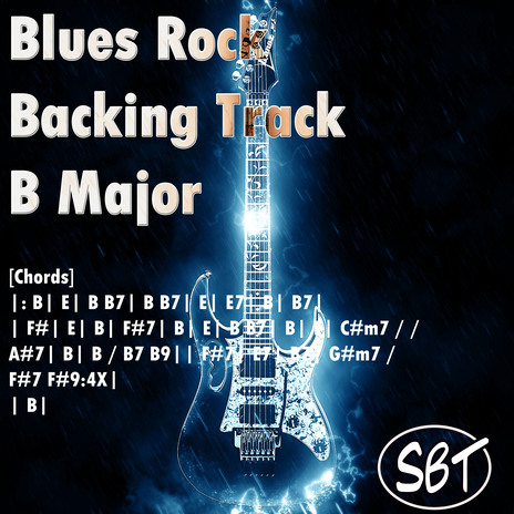 Blues Rock Backing Track B Major | Boomplay Music