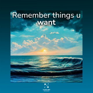 Remember things u want