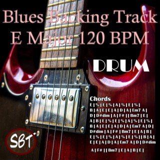 Blues in E Drum Backing Track 125 BPM