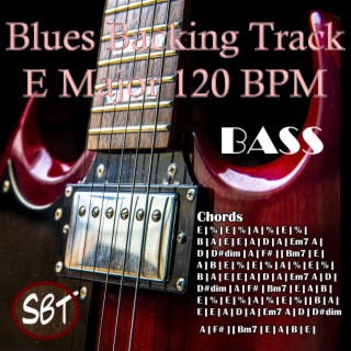 Blues in E Bass Backing Track 125 BPM