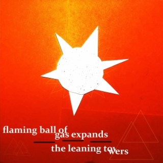 flaming ball of gas expands