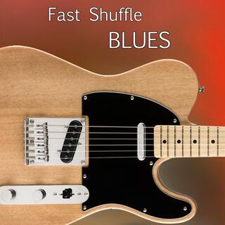 Fast Shuffle Blues backing track in E7 135bpm