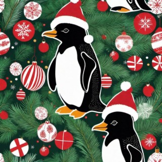 Christmas penquin party