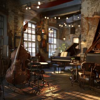 Jazz d'hiver relaxant: Ambiance chaleureuse d'un café et instruments doux pour le travail, les études et les matins chauds