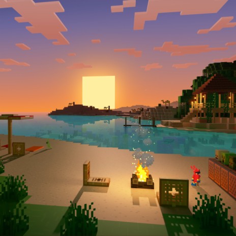 Minecraft Soothing Scenes: Relaxing Beach Escape ft. Minecraft | Boomplay Music