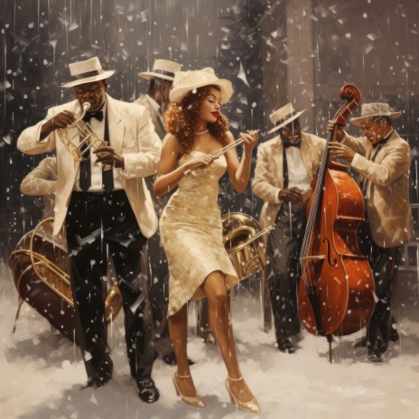 Snowfall Jazz Whispers ft. Relaxing Jazz Nights & Soft Winter Jazz | Boomplay Music