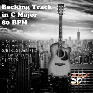 Backing Track C Major | 80 BPM | Pop Rock