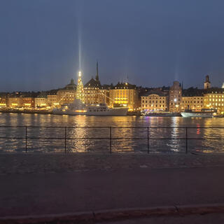 A January evening in Stockholm