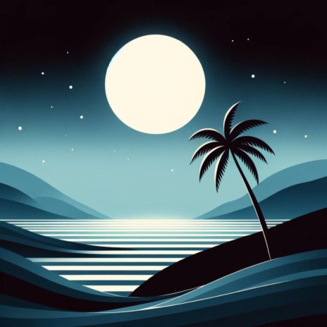 Midnight Waves & Palms