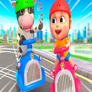 Children Kids Baby Wheels Go Round Bike Race Song Vehicle Songs For Preschool Ding Dong Bells Kids Song & Nursery Rhymes