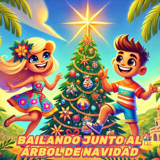 Bailando Junto Al Árbol De Navidad