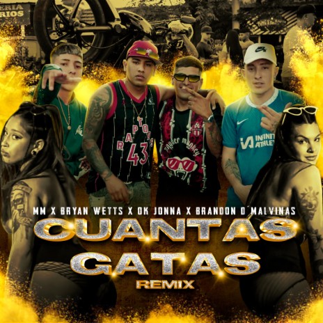 Cuantas Gatas (Remix) ft. BryanWetts, Brandon D' Malvinas & MM | Boomplay Music