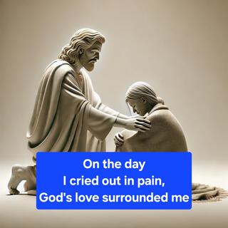 On the day I cried out in pain, God's love surrounded me