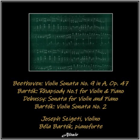 Violin Sonata, L. 140: III. Finale: Très Animé (Live) ft. Béla Bartók