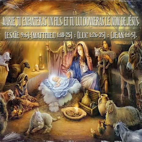 Marie, tu enfanteras un fils, et tu lui donneras le nom de Jésus - [Esaïe 9 :6] ; [Matthieu 1:18-25] ; [Luc 1:26-35] ; [Jean 1:1-5]. | Boomplay Music