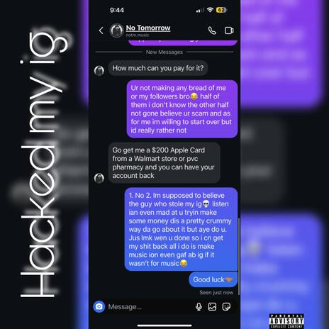 Hacked My IG! | Boomplay Music