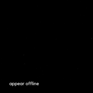 appear offline
