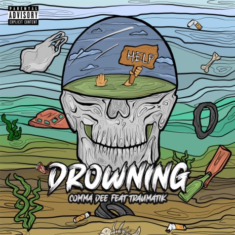Drowning ft. Comma Dee | Boomplay Music