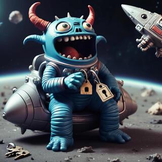 Space monster lost his keys